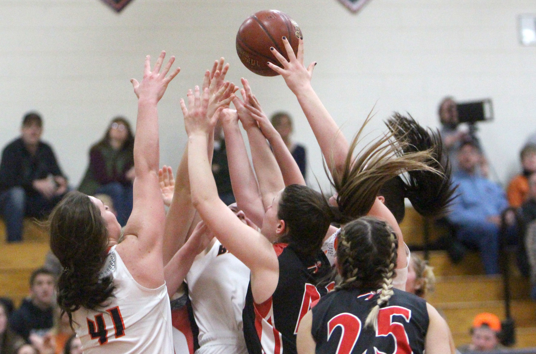 Baldwin-Woodville at Bloomer girls basketball 2-22-19
